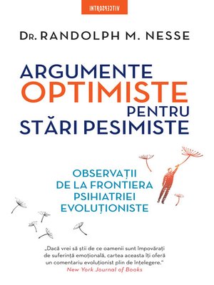cover image of Argumente optimiste pentru stări pesimiste